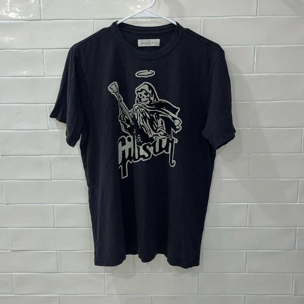 Imogene + Willie Gibson "The Reaper" Tee Shirt Gray Size Large
